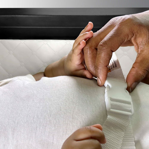 Ingenuity Summer 4-Sided Changing Pad - White
