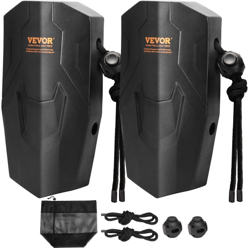 Image 1 de 9.. VEVOR 8.6" x 16" Boat Fenders, Boat Bumpers for Docking, Marine EVA Boat Dock Fender Bumper with Ropes, Cord Locks and Storage Bag, for Class A/Class