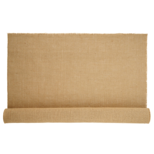 VEVOR 40” x 30 ft Burlap Fabric Roll, 50 x 50 High Density Wide Natural Burlap Fabric Rolls, Jute Fabric Burlap Tree Wrap Roll, for Decor, Crafts,