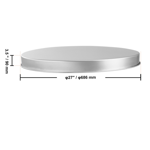 VEVOR 27" Fire Pit Cover Lid, Portable Firepit Spark Screen,Stainless Steel Steel Metal Cover, Easy-Opening Outdoor Wood Burning and Camping Stove