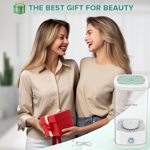 Electric Makeup Brush Cleaner,Multi-Functional Cosmetic Brush Cleaner,Portable Automatic Makeup Brush Cleaning Machine With Dryer-Holder,USB-C