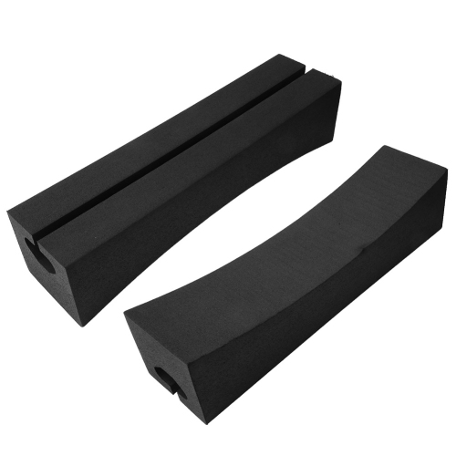 Image 1 of 10.. One Pair Outdoor Portable EVA Soft Oval Car Roof Racks Bars for Surfboard Kayak Stand up Paddle
