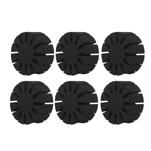 6 accessoires de tir à l'arc pour la chasse en mousse EVA durable, support rond en forme de flèche
