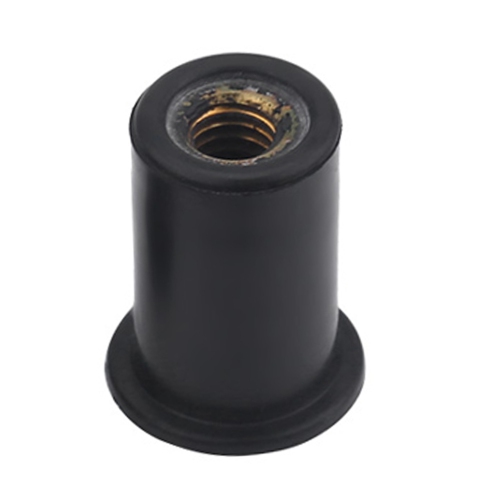 Écrous de puits en caoutchouc durable M6 6 pièces Boulons de pare-brise pour motos Kayak Canoe Boats