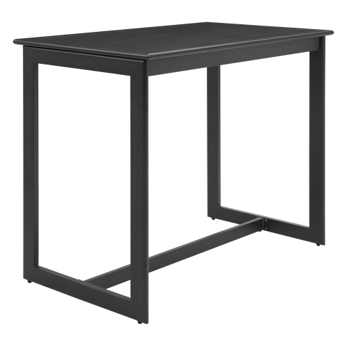 Midnight Wave Bar Table Black