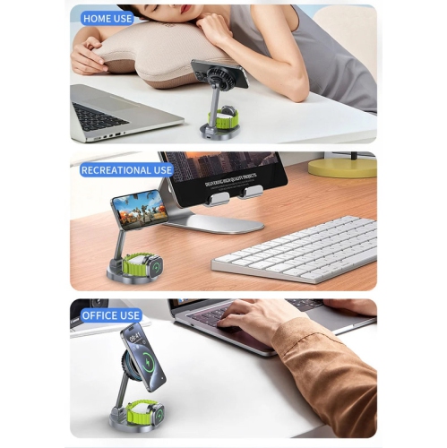 Cooling Fan 3 In 1 Magnetic Wireless Charger Stand for iPhone 15 14 13 12 Pro Max Mini Fast Charging Station Dock