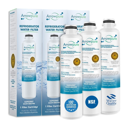 MEHIAZ  Apf-0300 Fits Samsung Refrigerator Water Filter Replacement, Da29-00020B, Haf-Cin/exp, Fms-2, Rf28Hmedbsr, Rf263Beaesr, Rwf0700A, Rf4287Hars