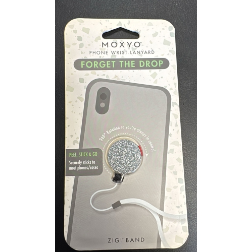 MOXYO  - Zigi Band Phone Lanyard - Glitter In Silver