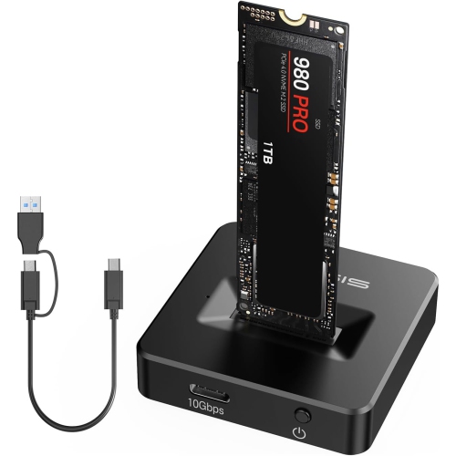 ACASIS M.2 NVMe to USB Docking Station, USB 3.2 Type-C, Tool-Free, Compatible with Thunderbolt 4/3, Up to 8TB, Aluminum Enclosure