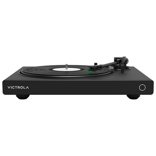 Tourne-disque Victrola Onyx VPT-1500-BLK Bluetooth haute résolution à courroie d'entraînement