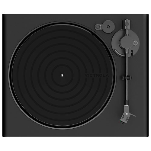 Tourne-disque Victrola Onyx VPT-1500-BLK Bluetooth haute résolution à courroie d'entraînement