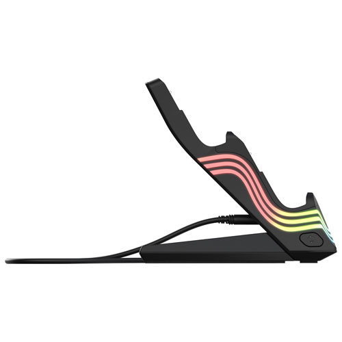 Chargeur double Afterglow Wave de PDP pour Xbox Series X|S/Xbox One/PC - Noir