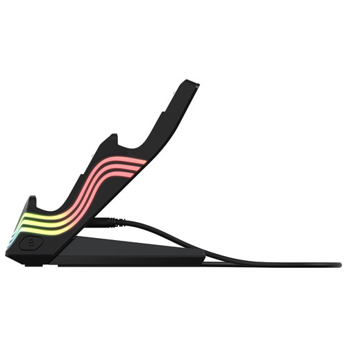 Chargeur double Afterglow Wave de PDP pour Xbox Series X|S/Xbox One/PC - Noir