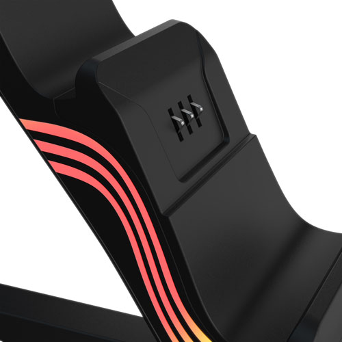 Chargeur double Afterglow Wave de PDP pour Xbox Series X|S/Xbox One/PC - Noir