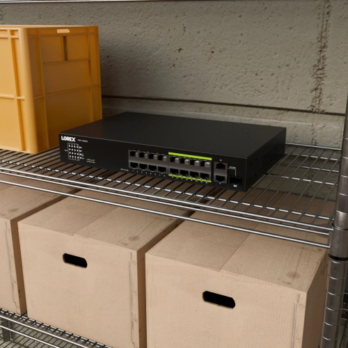 Lorex 16-Port Unmanaged Switch and 250W Power Budget