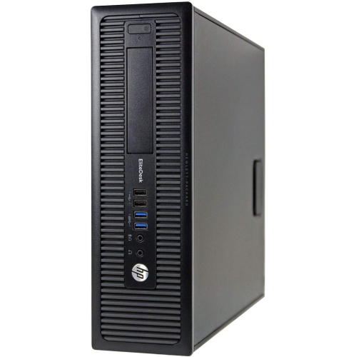 Refurbished - HP EliteDesk 800 G1 SFF Desktop + Dual (2) 23" HP Monitors Intel Core i7-4770 3.40GHz, 32GB RAM, 1TB SSD, WiFi, Keybord mouse,Windows