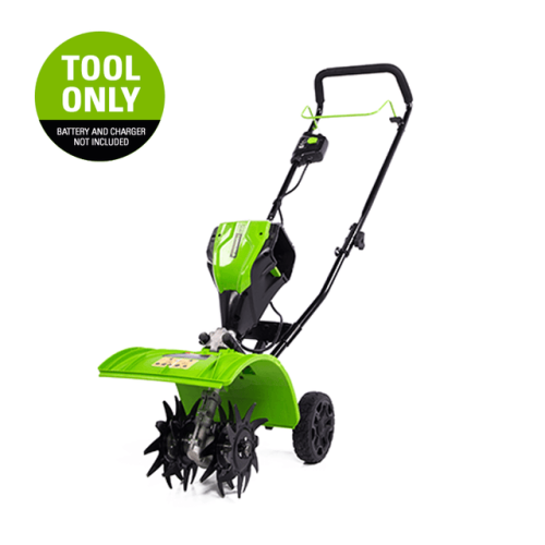 Image 1 of 9.. Greenworks 60V 8" Brushless Cultivator