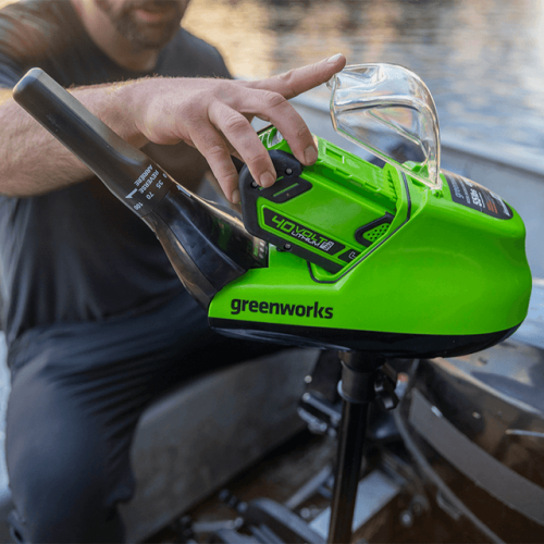 Greenworks 40V 55lbs Trolling Motor, 5.0Ah Battery and Charger Included