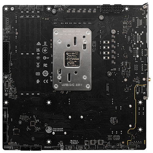 MSI B650M Project Zero Micro-ATX AM5 Motherboard for AMD Ryzen 9000/8000/7000 Series CPUs
