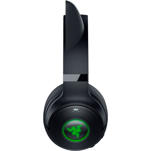 Casque de jeu sans fil Kraken Kitty Edition V2 avec microphone de Razer - Noir