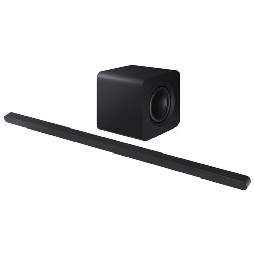 SAMSUNG  Refurbished (Fair) - Hw-S800D/zc 3.1.2 Wireless Dolby Atmos Sound Bar With Wireless Subwoofer - Titan In Black