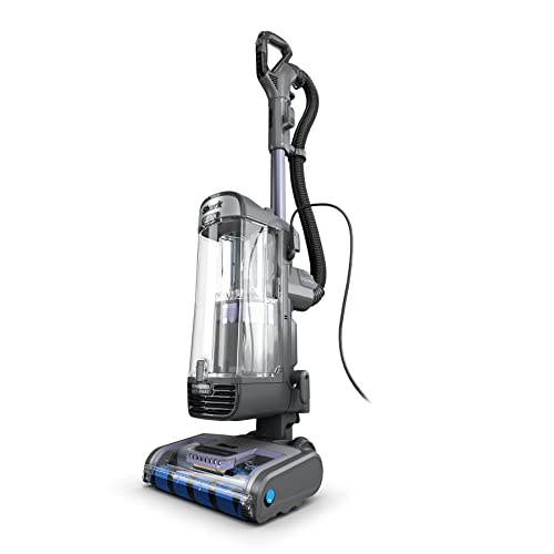 Image 1 de 6.. Aspirateur vertical PowerFins Vertex DuoClean AZ2001AMZ de Shark avec couvercle motorisé et rouleau-brosse autonettoyant, lilas foncé, contenant à