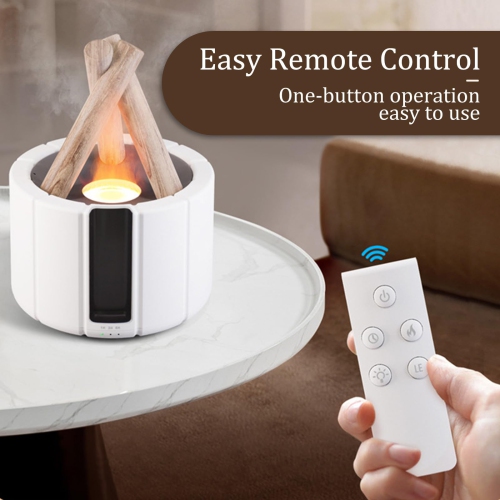 Bonfire Humidifier, 250ml Essential Oil Diffusers Flame Diffuser Aromatherapy Machine Flame Aroma Diffuser Essential Oil Diffusers for Home