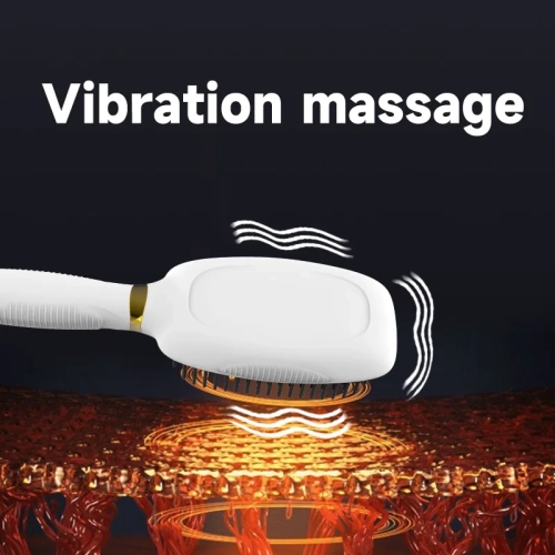 Applicateur d'huile capillaire Red Light Therapy Brosse de massage électrique pour le cuir chevelu peigne de massage