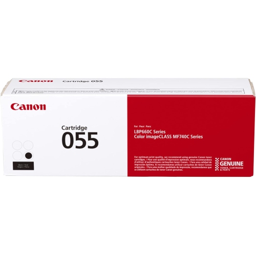 Canon Genuine Toner, Cartridge 055,Black,For Use with LBP664Cdw, MF741Cdw, MF743Cdw, MF745Cdw, MF746Cdw