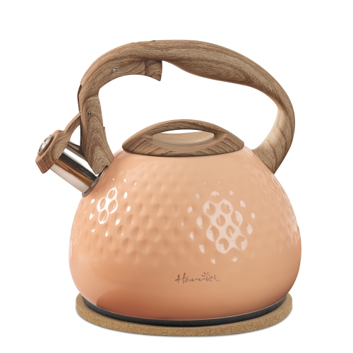 Zachvo harriet Tea Kettle, Tea Pot for Stovetop, 2.5QT Whistling Kettle with 5-Layers bottom, Food Grade Stainless Steel Kettles with Hot-Resistant