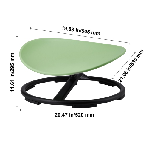 VEVOR 220 LBS Kids Swivel Chair, Sensory Spinning Chair, Autistic Kids Sensory Toy Chair with Non-Slip Metal Base, Toddler Sit and Spin Chair for