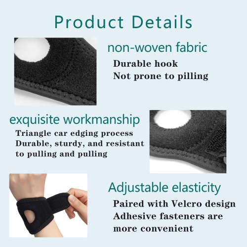 Wrist Band,Ulnar Wrist Brace with Silicone Shock Absorbing Pad,for Ulnar Sided Wrist Pain,TFCC Tear,Repetitive Wrist Use Injury, TFCC Wrist Brace