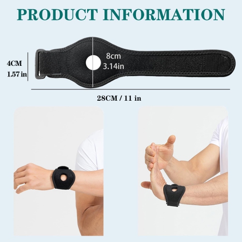 Wrist Band,Ulnar Wrist Brace with Silicone Shock Absorbing Pad,for Ulnar Sided Wrist Pain,TFCC Tear,Repetitive Wrist Use Injury, TFCC Wrist Brace