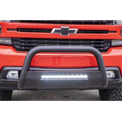 Rough Country Black LED Bull Bar for 2019-2022 Chevy Silverado - B-C4072
