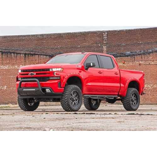 Rough Country Black LED Bull Bar for 2019-2022 Chevy Silverado - B-C4072