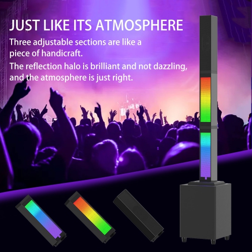 Bluetooth Speaker 2.1 Subwoofer RGB Detachable TWS Wireless Karaoke Home Theater