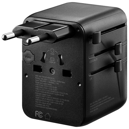 Insignia 45W All-in-1 Travel Adapter - Only at Best Buy
