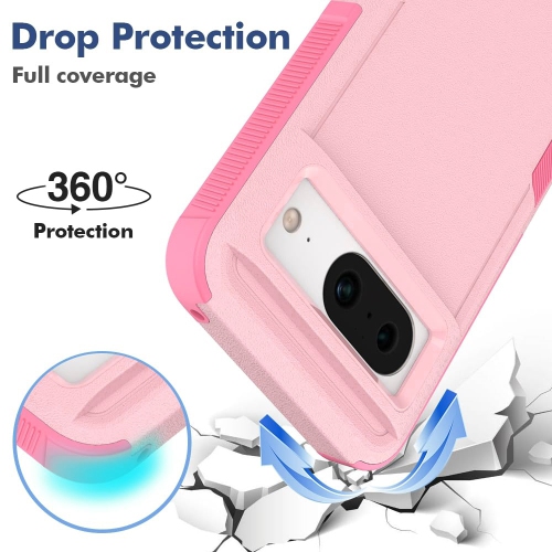 Étui rigide ajusté double couche robuste de XCRS pour Pixel 9a de Google