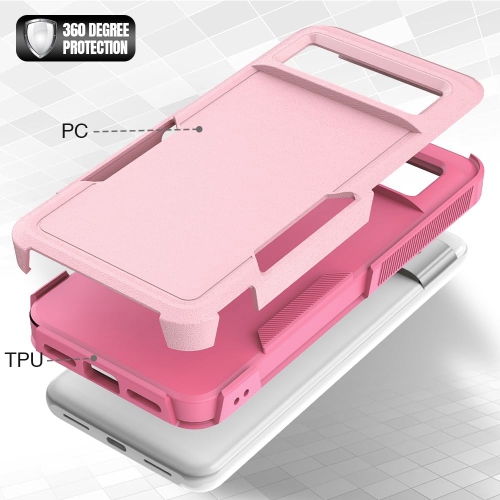 Étui rigide ajusté double couche robuste de XCRS pour Pixel 9a de Google