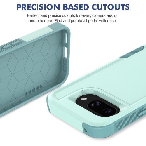 Étui rigide ajusté double couche robuste de XCRS pour Pixel 9a de Google