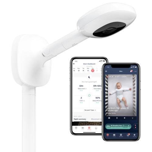 Refurbished - Nanit Pro Smart Baby Monitor & Wall Mount - White