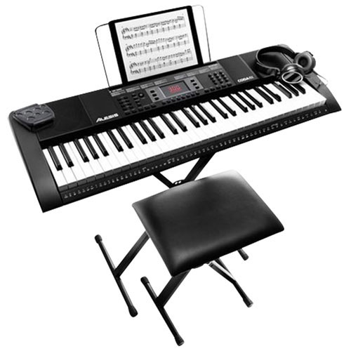 Alesis Coda MK4 61-Key Electric Keyboard with Bench & Stand - Black - Only at Best Buy
