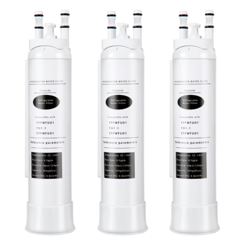 PRIME MADE  Refrigerator Water Filter Compatible w Frigidaire Fppwfu01 Purepour Pwf-1 Electrolux Eppwfu01 Pureadvantage Pwf-1 Replacement Filter