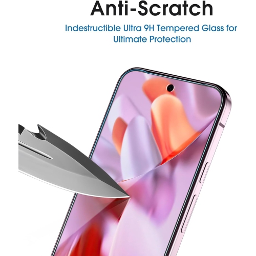 XCRS Tempered Glass, Screen Protector for Google Pixel 9A [Pack of 2]