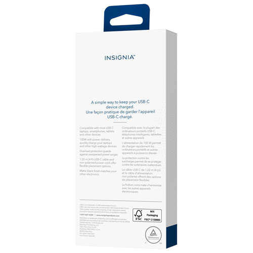Chargeur USB-C de 100 W pour portable d'Insignia - Exclusivité Best Buy