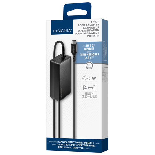 Insignia 65W USB-C Laptop Charger - Only at Best Buy