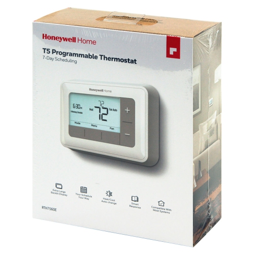 Thermostat programmable conventionnel de 7 jours de Honeywell Home - RTH7560E1001