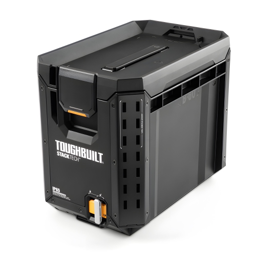 ToughBuilt StackTech Compact Tool Box Lockable Organizer with Removable Tray
