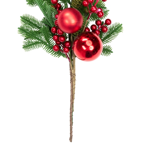 Pine with Ornaments and Berries Artificial Christmas Garland - 5' - Unlit