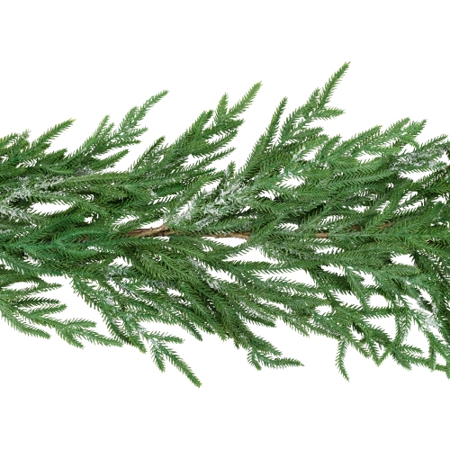 Frosted Norfolk Pine Artificial Christmas Garland - 5' - Unlit